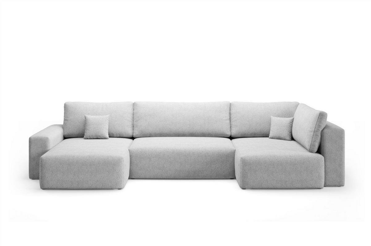 WOHNLANDSCHAFT Arona Xl - Braun, Holzwerkstoff/Textil (148/70/397cm) - Fun Möbel