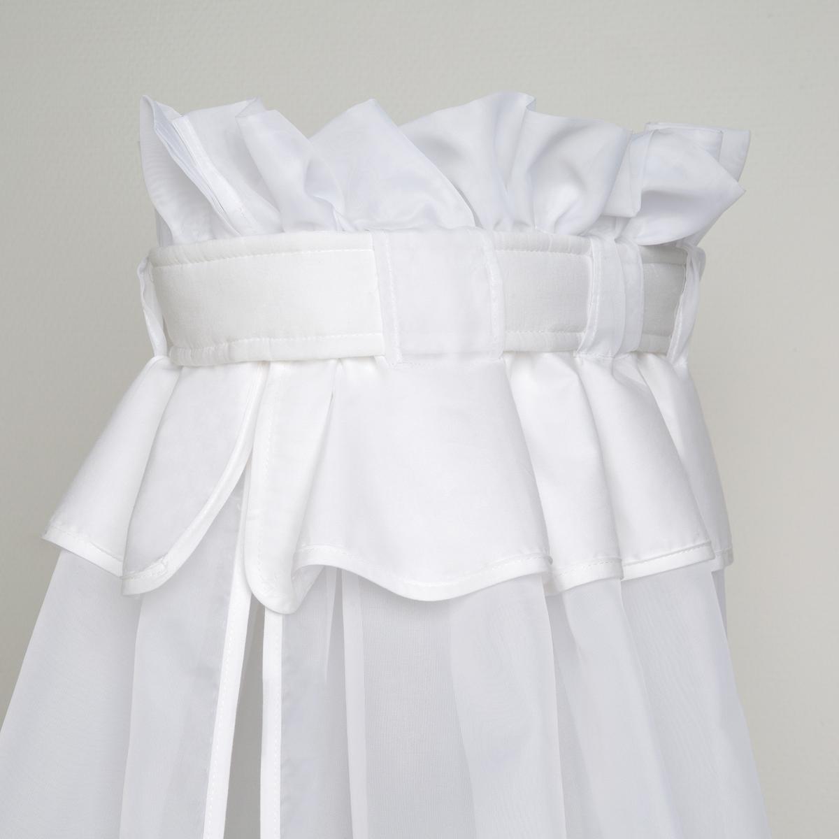 BETTHIMMEL weiß - Weiß, Textil (250/160/0.5cm) - Roba