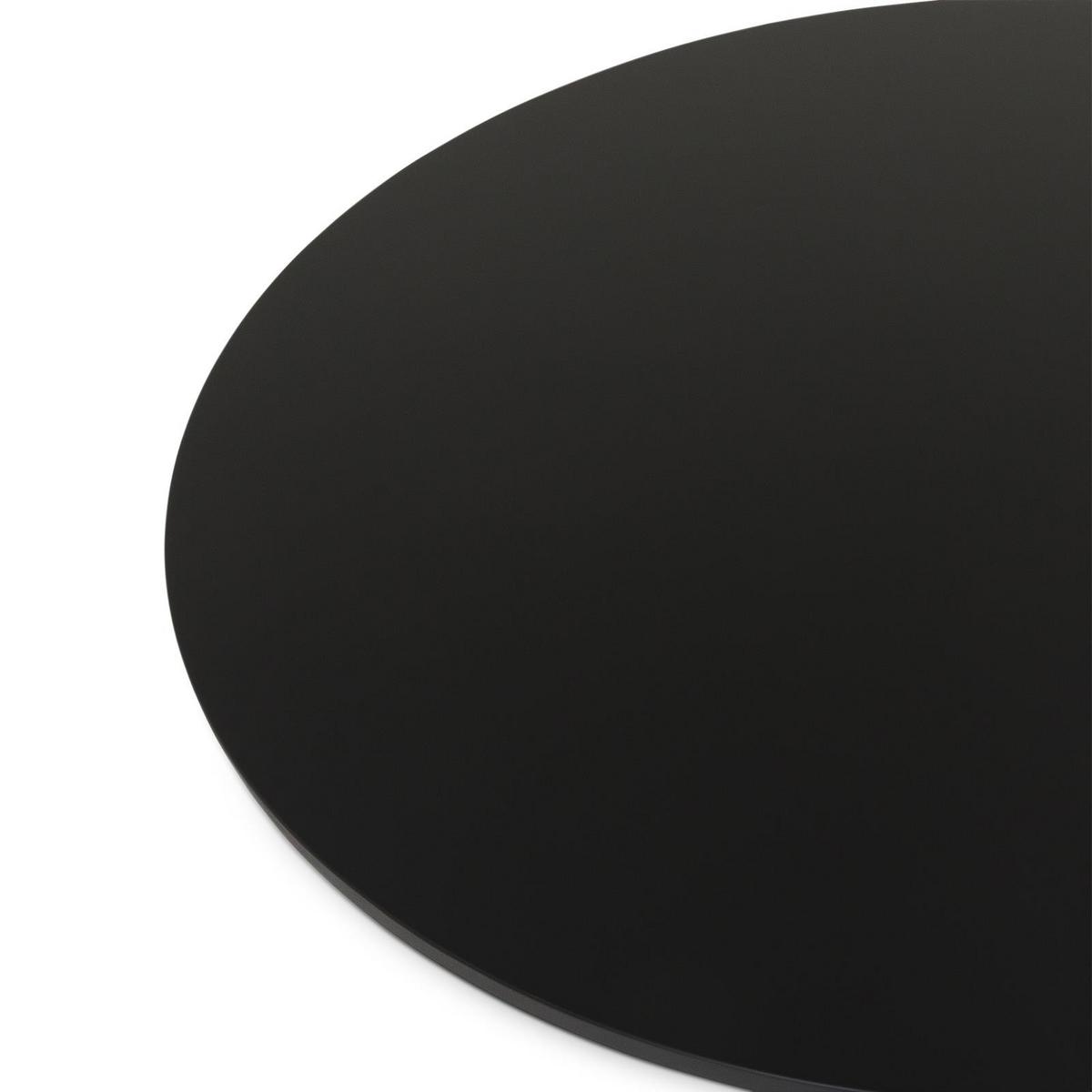 ESSTISCH LOIRE schwarz - Schwarz, Holzwerkstoff/Metall (80/80/73cm) - IDIMEX