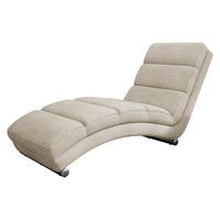 RELAXLIEGE Holiday Premium - Chromfarben/Naturfarben, Holz/Textil (62/84/180cm) - MIRJAN24
