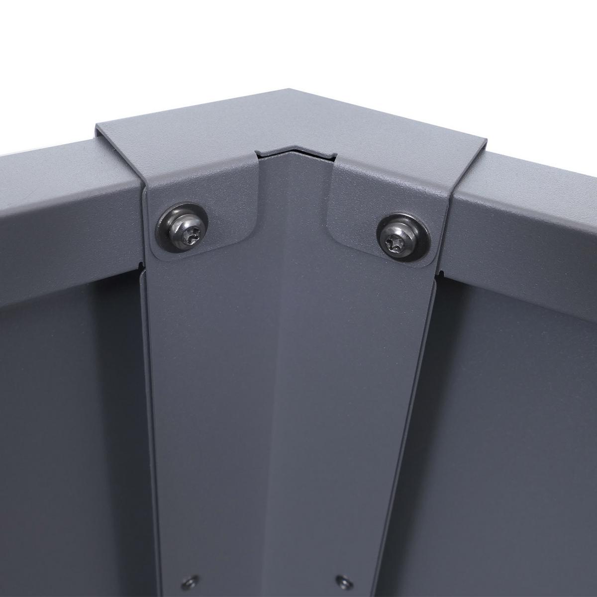 HOCHBEET Grau - Grau, Metall (100/77/88cm) - MCW