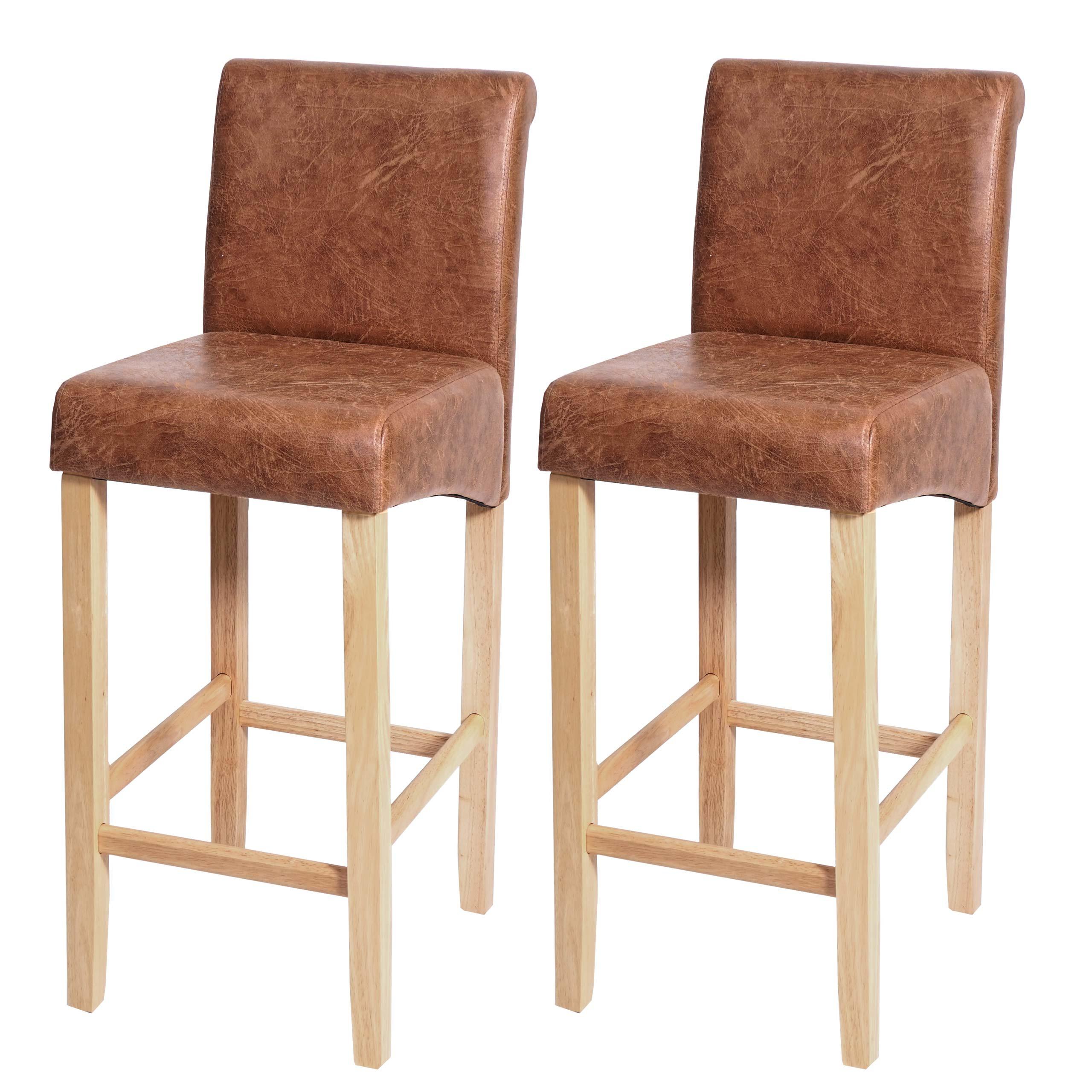 BARHOCKER Braun 2er-Set - Braun, Textil (39/105/53cm) - MCW