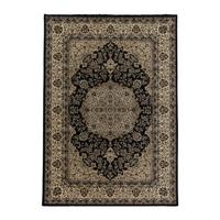 TEPPICH Kurzflor GEISLER in Schwarz, orientalisch, aus Polypropylen, 240 x 340 cm - Beige, Textil (340/240cm) - KADIMA DESIGN