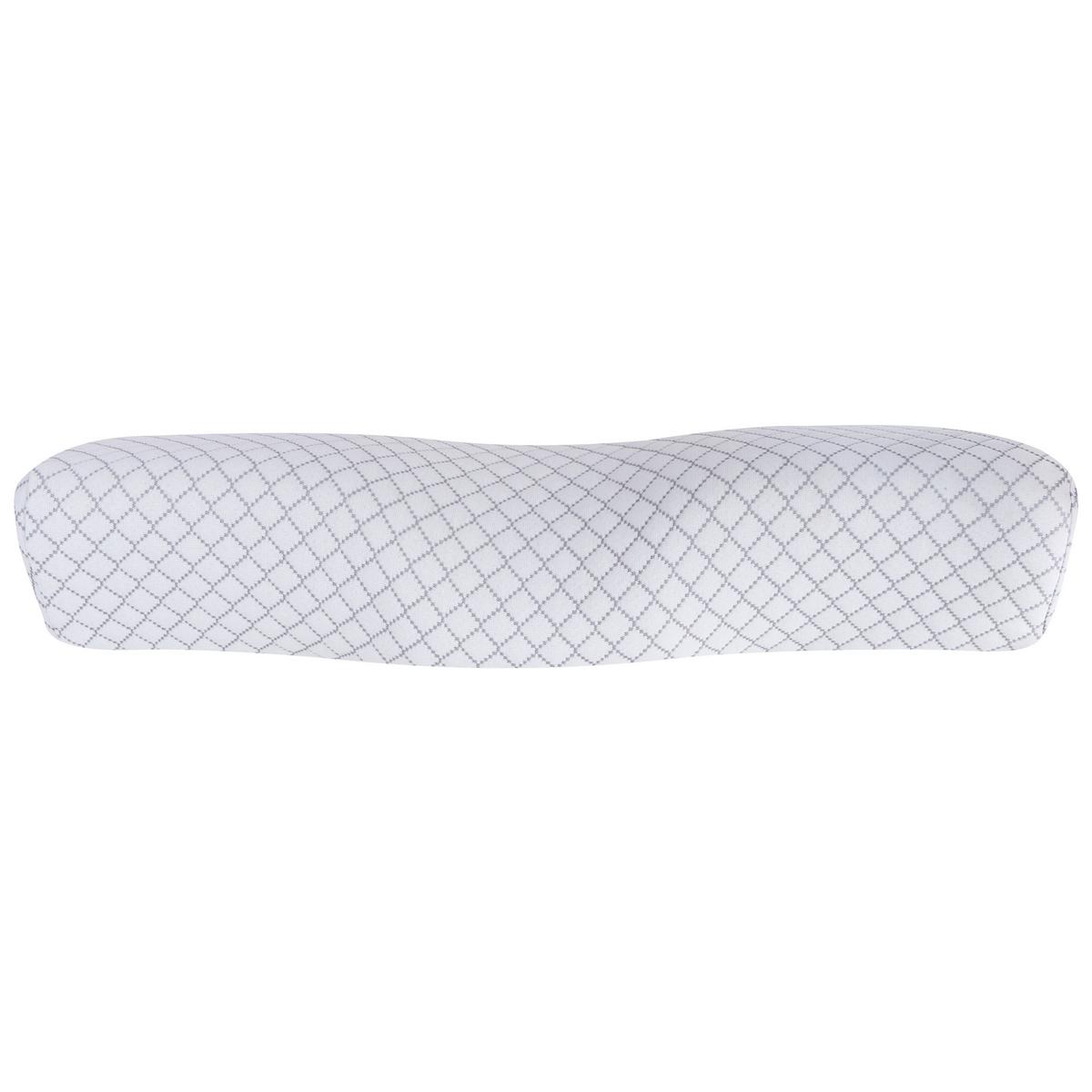KOPFKISSEN Weiß 30/50 cm Elgon - Weiß, Textil (50/30cm) - Beliani