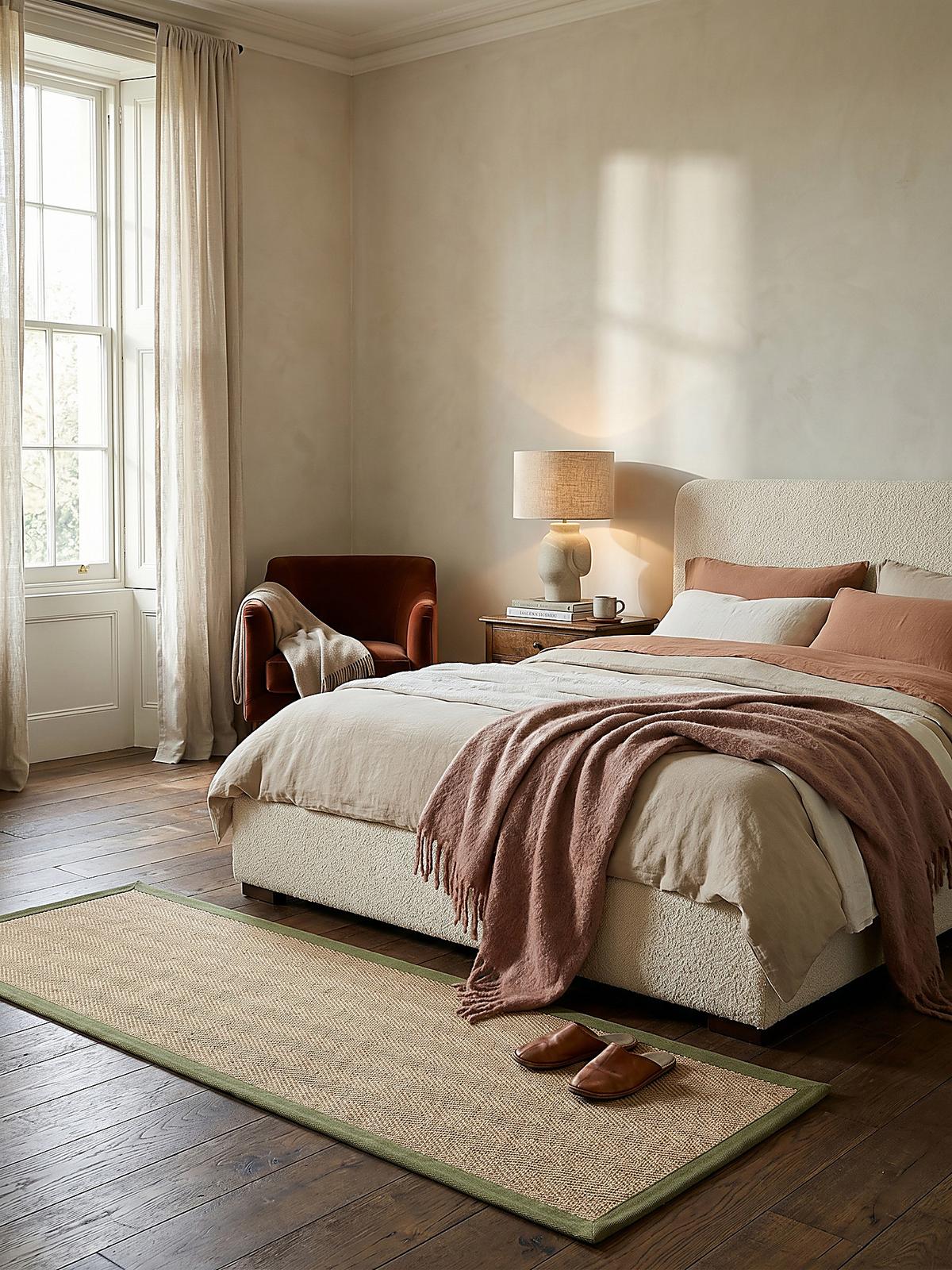 JUTETEPPICH TRENT, geometrisch, Braun-Grün, 60 x 230 cm - Naturfarben/Grün, Textil (60/230cm) - KADIMA DESIGN