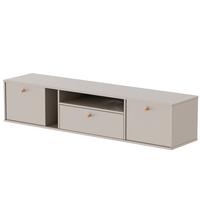 TV-LOWBOARD FLOW 180 cm, Sandbeige - Beige, Holzwerkstoff/Metall (180/48.5/40.5cm) - Idohome