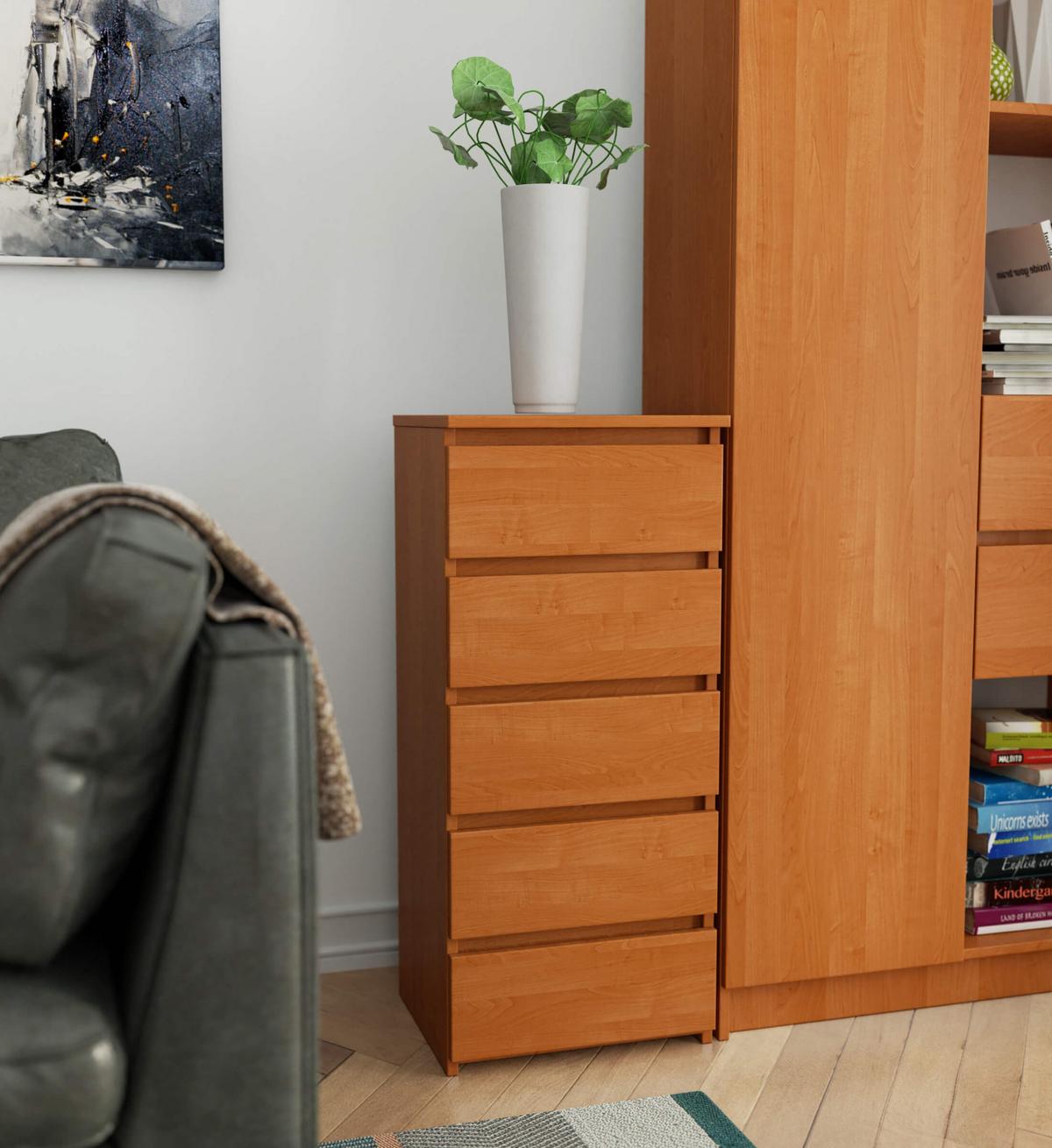 KOMMODE Erlefarben 92/40/35 - Erlefarben, Holzwerkstoff (40/92/35cm) - RAUMHIRSCH FURNITURE