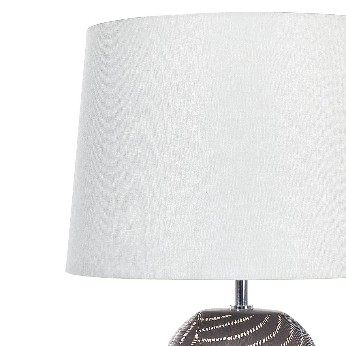 TISCHLAMPE Guapore 38/38/63 cm - Schwarz, Keramik (38/38/63cm) - Beliani