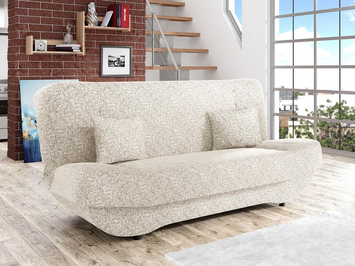 SCHLAFSOFA Pinto - Schwarz/Naturfarben, Holzwerkstoff/Kunststoff (190/94/90cm) - MIRJAN24