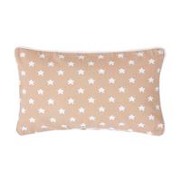 KISSENHÜLLE Sterne 30/50 cm, 100% Baumwolle - Beige, Textil (30/50cm) - Homescapes