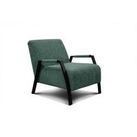 SESSEL KOBE, smaragdgrün - Smaragdgrün/Schwarz, Holz/Textil (72/76/90cm) - Wozimo