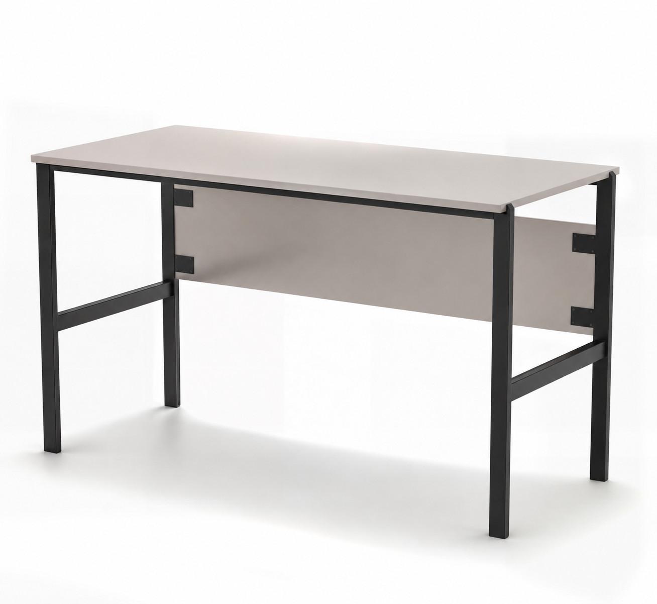 SCHREIBTISCH MINO 128x60x75,5 cm Bürotisch Computertisch, Beige - Beige, Holzwerkstoff (128/60/75.5cm) - MASSENO