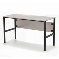 SCHREIBTISCH MINO 128x60x75,5 cm Bürotisch Computertisch, Beige - Beige, Holzwerkstoff (128/60/75.5cm) - MASSENO