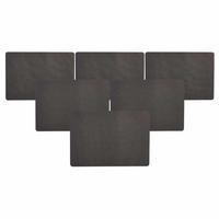 PLATZMATTEN Evara Grau 43 x 30 cm 6er Set - Grau, Kunststoff (43/30/0.2cm) - Ritzenhoff Breker