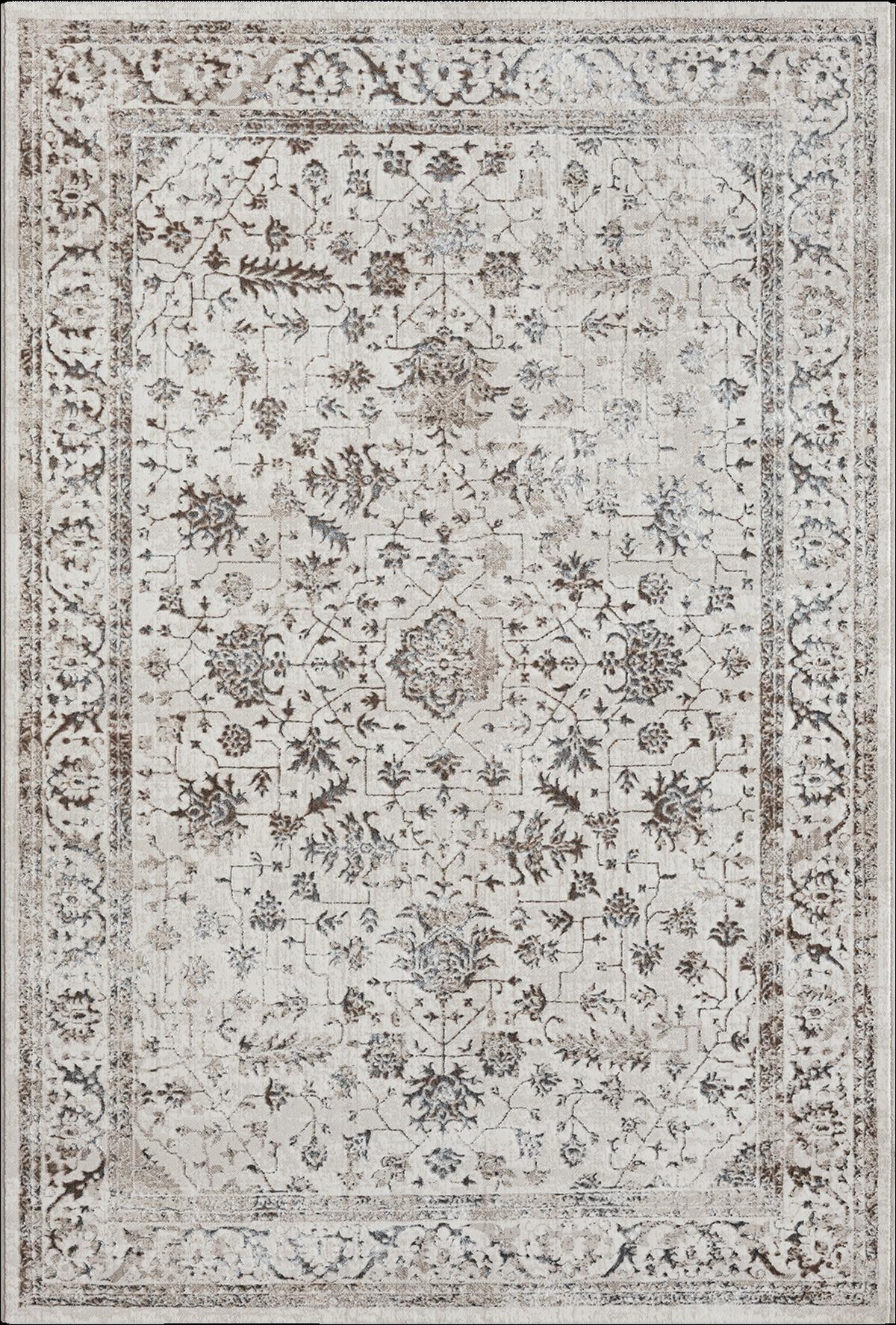 KURZFLORTEPPICH Orientalisch KAVALA Polyester Creme 160 x 230 cm - Beige, Textil (160/230cm) - KADIMA DESIGN
