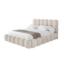 POLSTERBETT mit Bettkasten und Lattenrost, Boxbett ohne Matratze - LEYA 160x200 Beige - Beige, Holzwerkstoff/Textil (160/200cm) - ALTDECOR