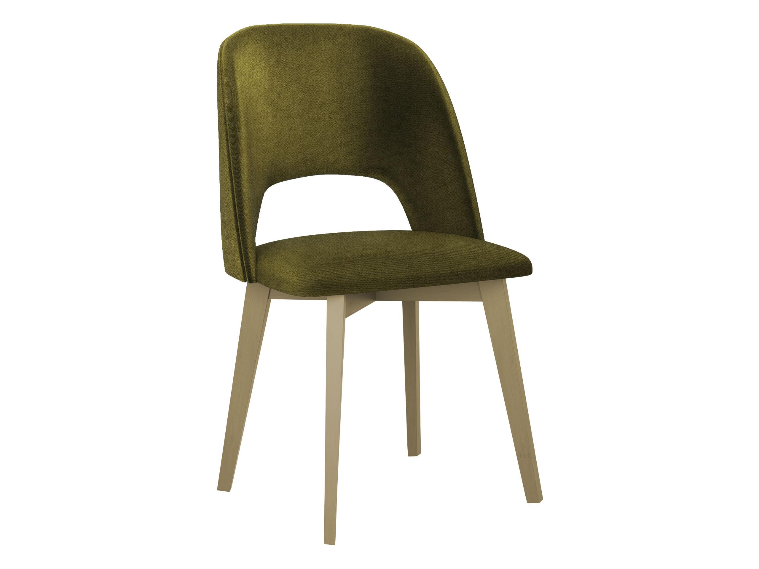 STUHL Monti 4, Holzfarbe: Sonoma - Eichefarben/Grün, Holz (48/83/54cm) - MIRJAN24