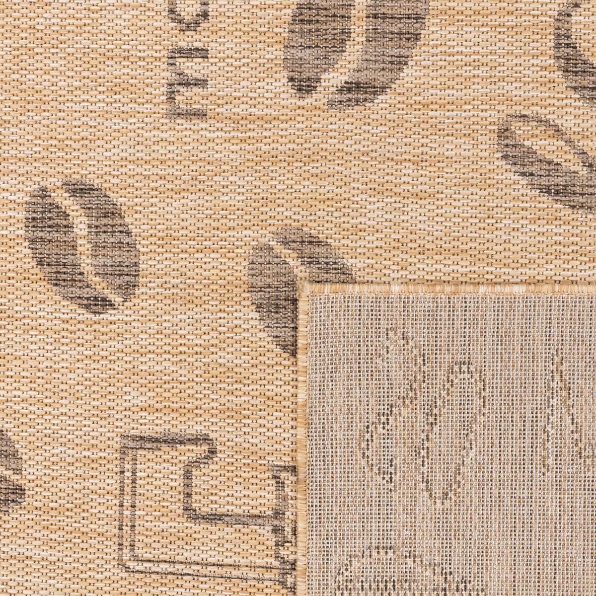 FLACHWEBTEPPICH, mit Schriftzug, aus Polypropylen, Beige, 80 x 150 cm - Beige, Textil (150/80cm) - KADIMA DESIGN