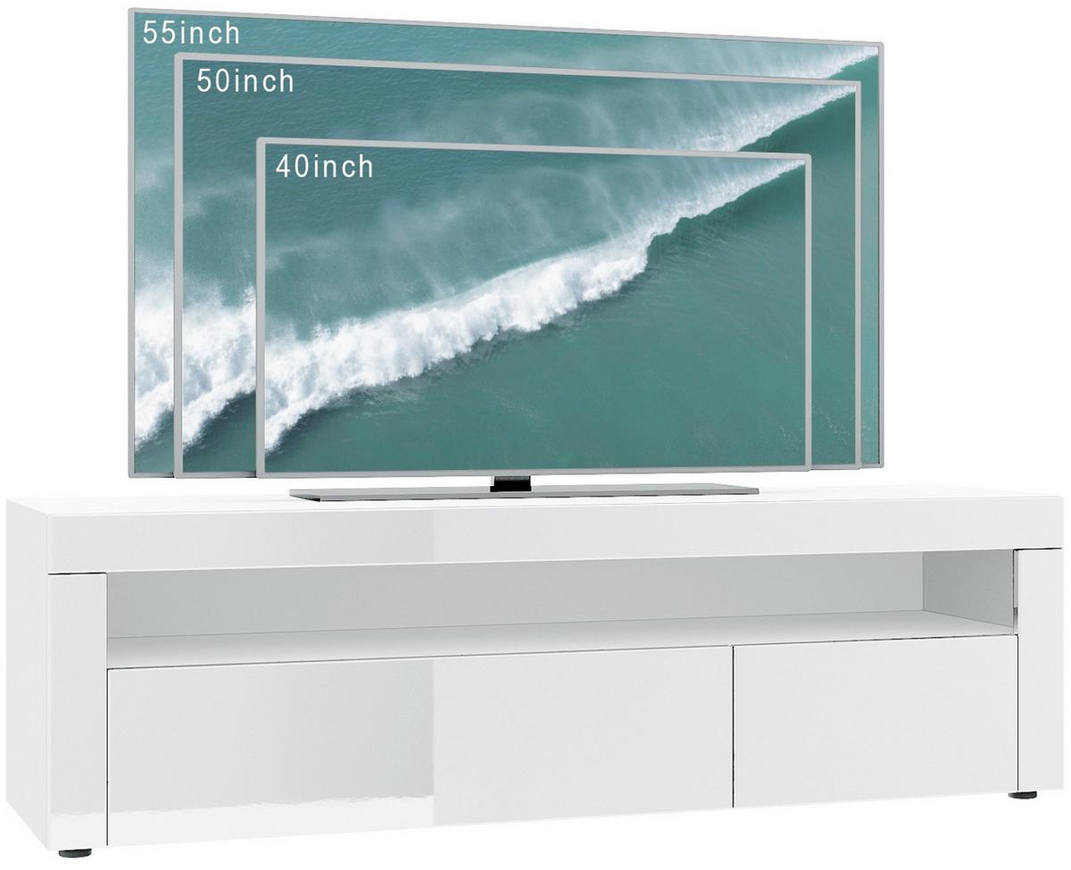 LOWBOARD Valencia Avola-Anthrazit / Avola-Anthrazit - Anthrazit, Holzwerkstoff (155/46/40cm) - Vladon