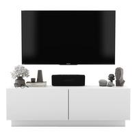 TV-SCHRANK Enjoy Weiß matt Loft 120 cm - Weiß, Holzwerkstoff (120/37/35cm) - Meble Lindner