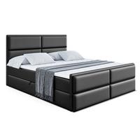 BOXBETT AURA-Z - 180 x 200 - H4 - Schwarz Hochglanz - Schwarz Hochglanz, Holzwerkstoff (180/200cm) - ALTDECOR
