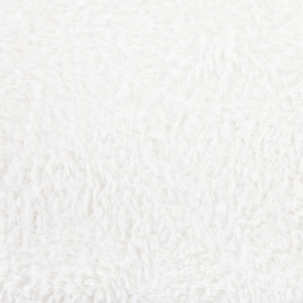 TIERHOCKER Lamb 34/61/36 cm - Weiß, Kunststoff/Textil (61/36/34cm) - Beliani