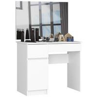 SCHMINKTISCH mit Spiegel - Weiß, Holzwerkstoff (90/142/50cm) - RAUMHIRSCH FURNITURE