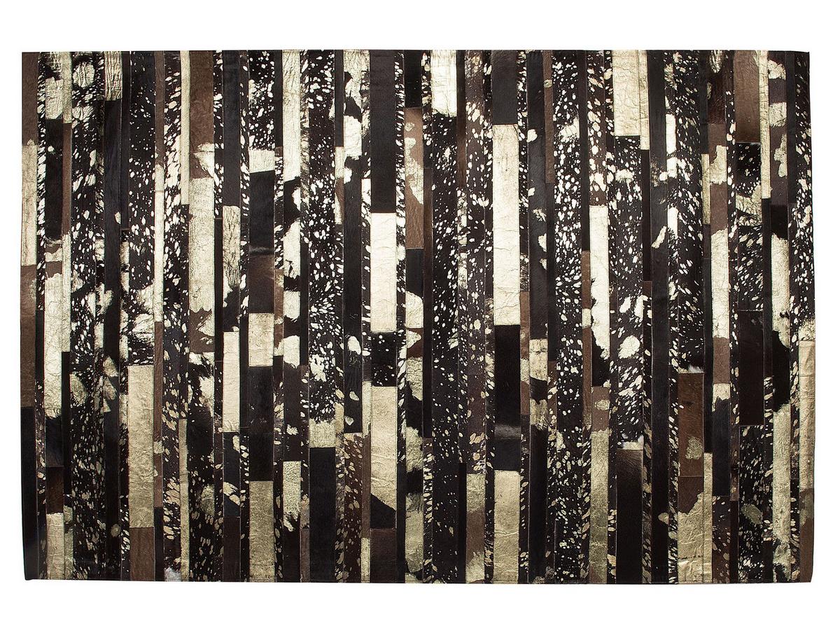 KURZFLOR-TEPPICH Artvin 230/160 cm - Braun, Fell (160/230cm) - Beliani