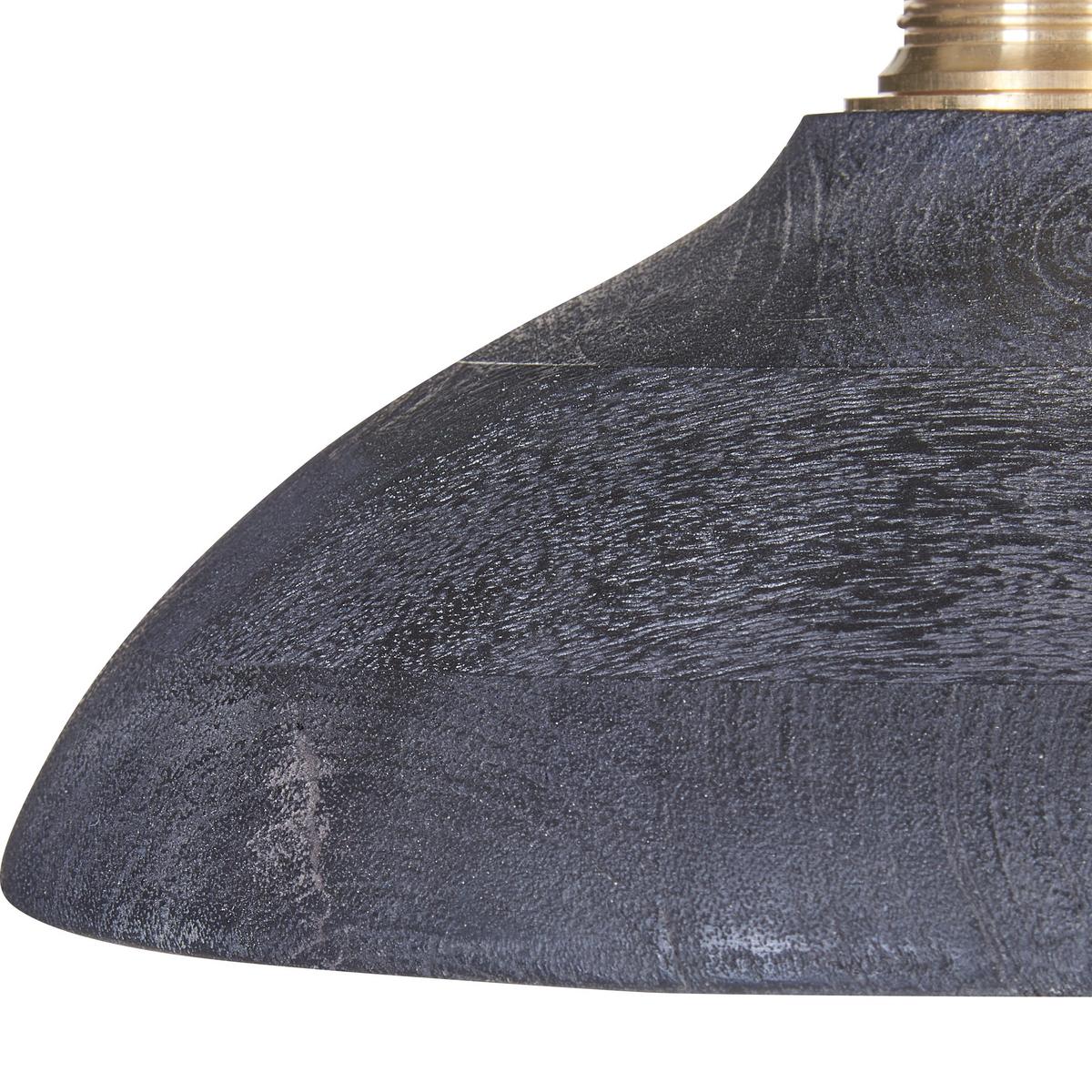 HÄNGELEUCHTE Cheyyar 14/65/126 cm - Schwarz, Holz (14/65/126cm) - Beliani
