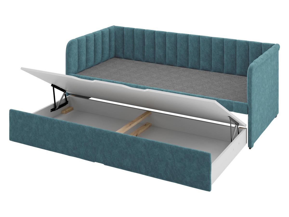 JUGENDBETT Nube - Schwarz, Holz/Kunststoff (90/200cm) - MIRJAN24