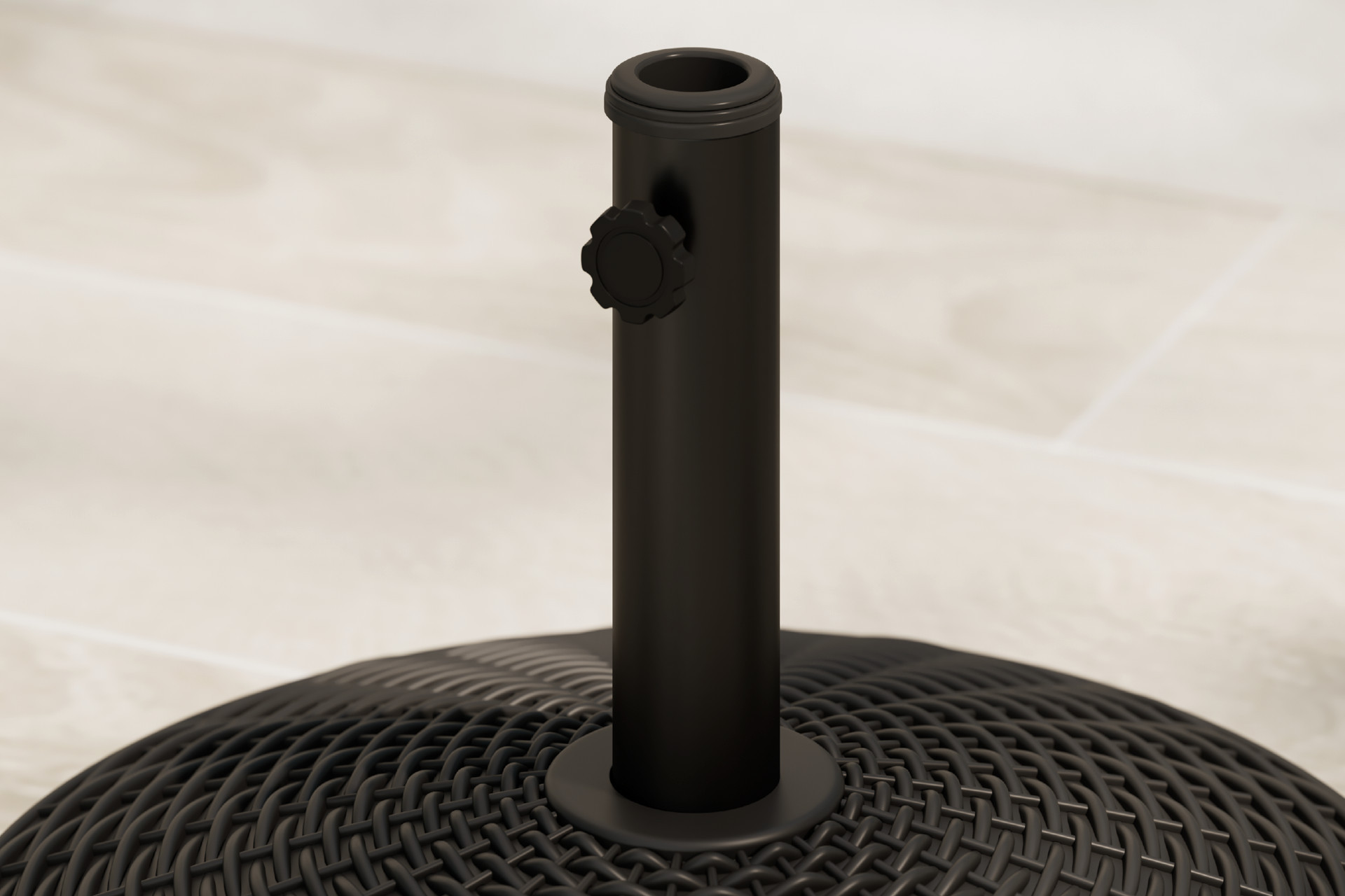 Sonnenschirmständer schwarz Rohrdurchmesser bis ca. 4.2 cm