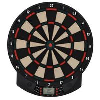 ELEKTRONISCHE Dartscheibe - Schwarz, Kunststoff (39.5/44cm) - HOMCOM