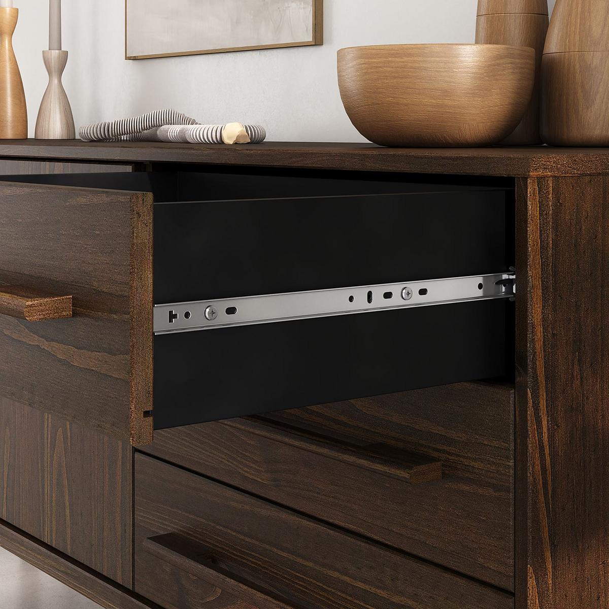 SIDEBOARD TECCA nussbaum - Nussbaumfarben, Holz (170/71/41cm) - IDIMEX