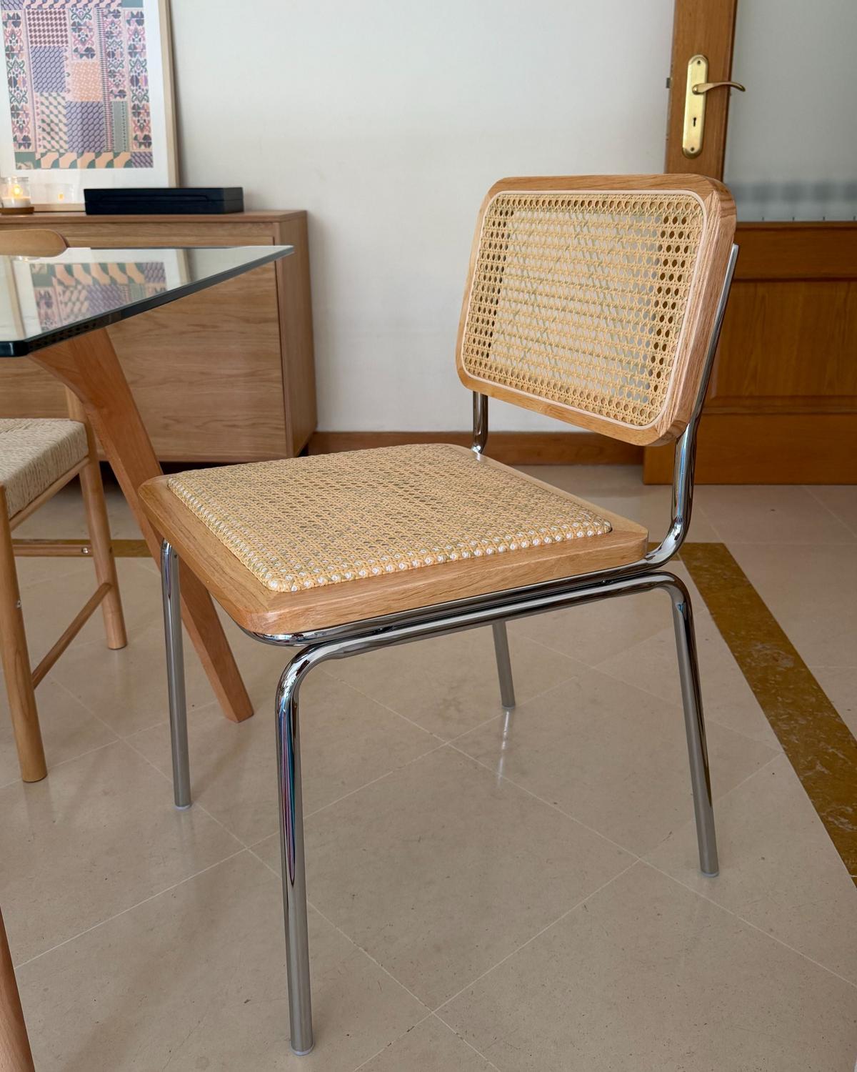 ESSZIMMERSTUHL 2er-Set Polyrattan Hellbraun Corvallis - Hellbraun, Kunststoff (48/83/58cm) - Beliani
