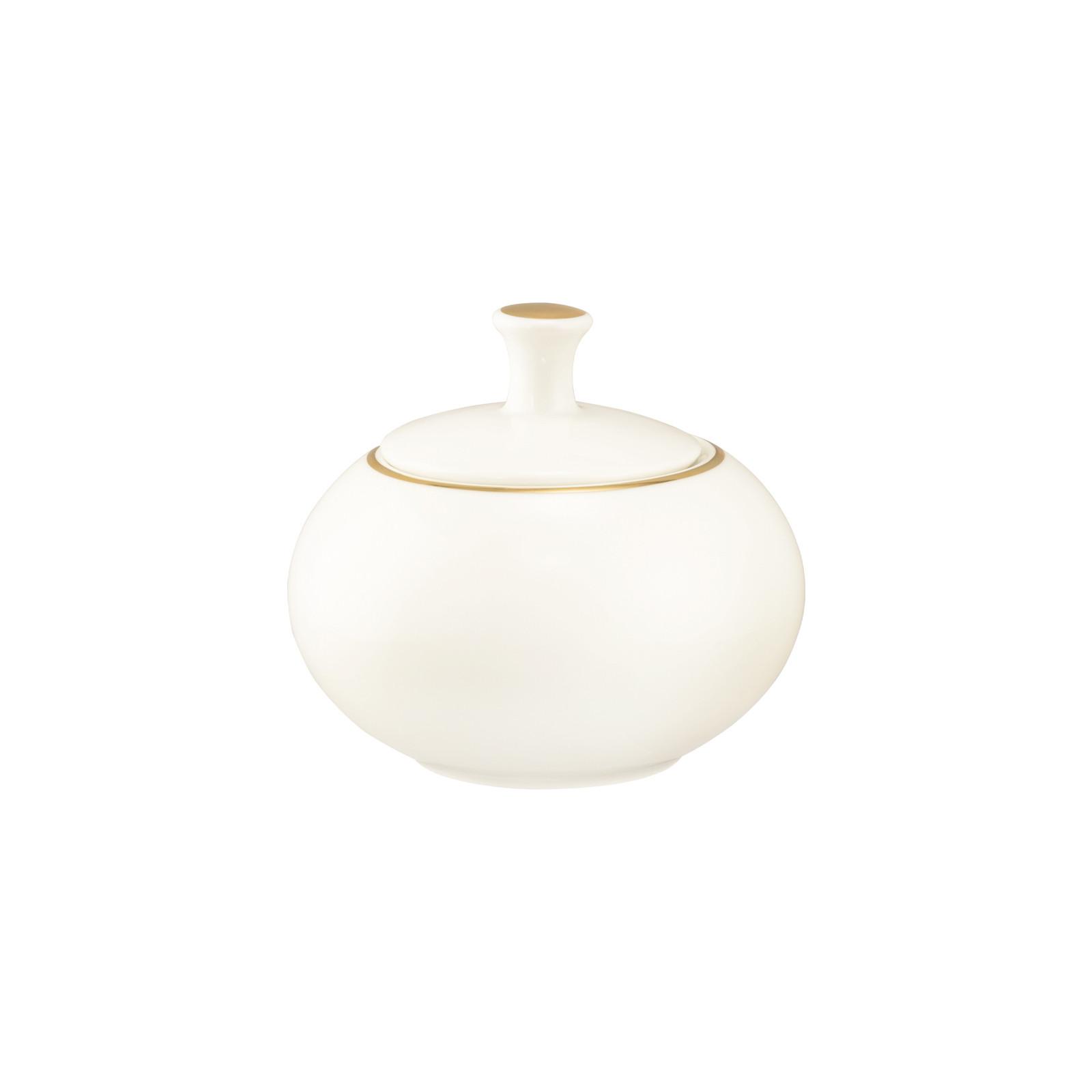 ZUCKERDOSE Savona Goldlinie creme 300 ml - Creme, Keramik (10.5/6.2cm) - Seltmann Weiden