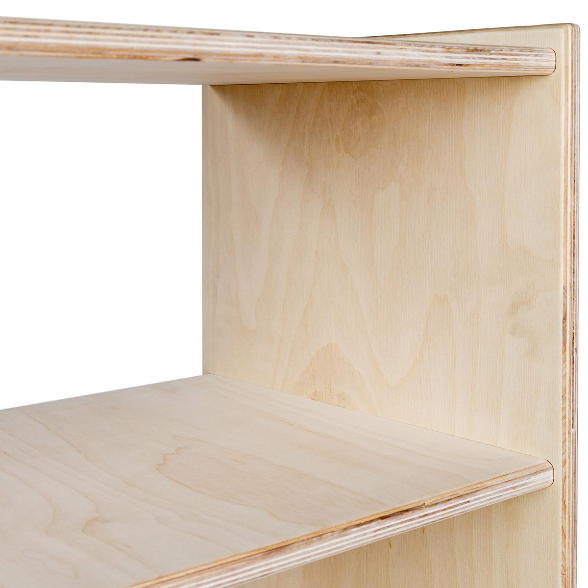 STANDREGAL - Birkefarben, Holz (81/119/39cm) - arthur berndt