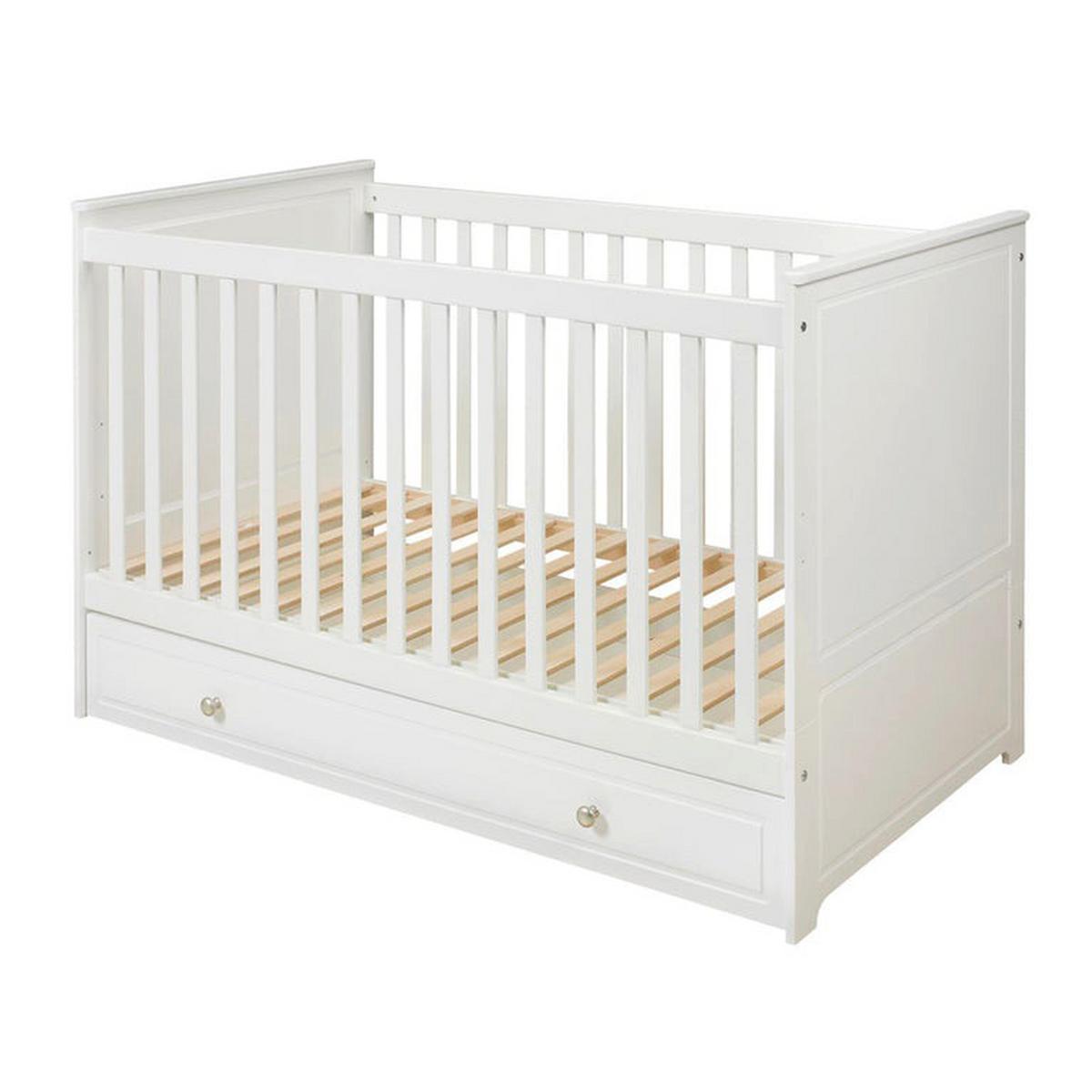 GITTERBETT 70/140 Weiß - Weiß, Holzwerkstoff (70/140cm) - Petits-meubles