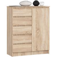 KOMMODE Eiche Sonoma 97/80/35 - Sonoma Eiche, Holzwerkstoff (80/97/35cm) - RAUMHIRSCH FURNITURE