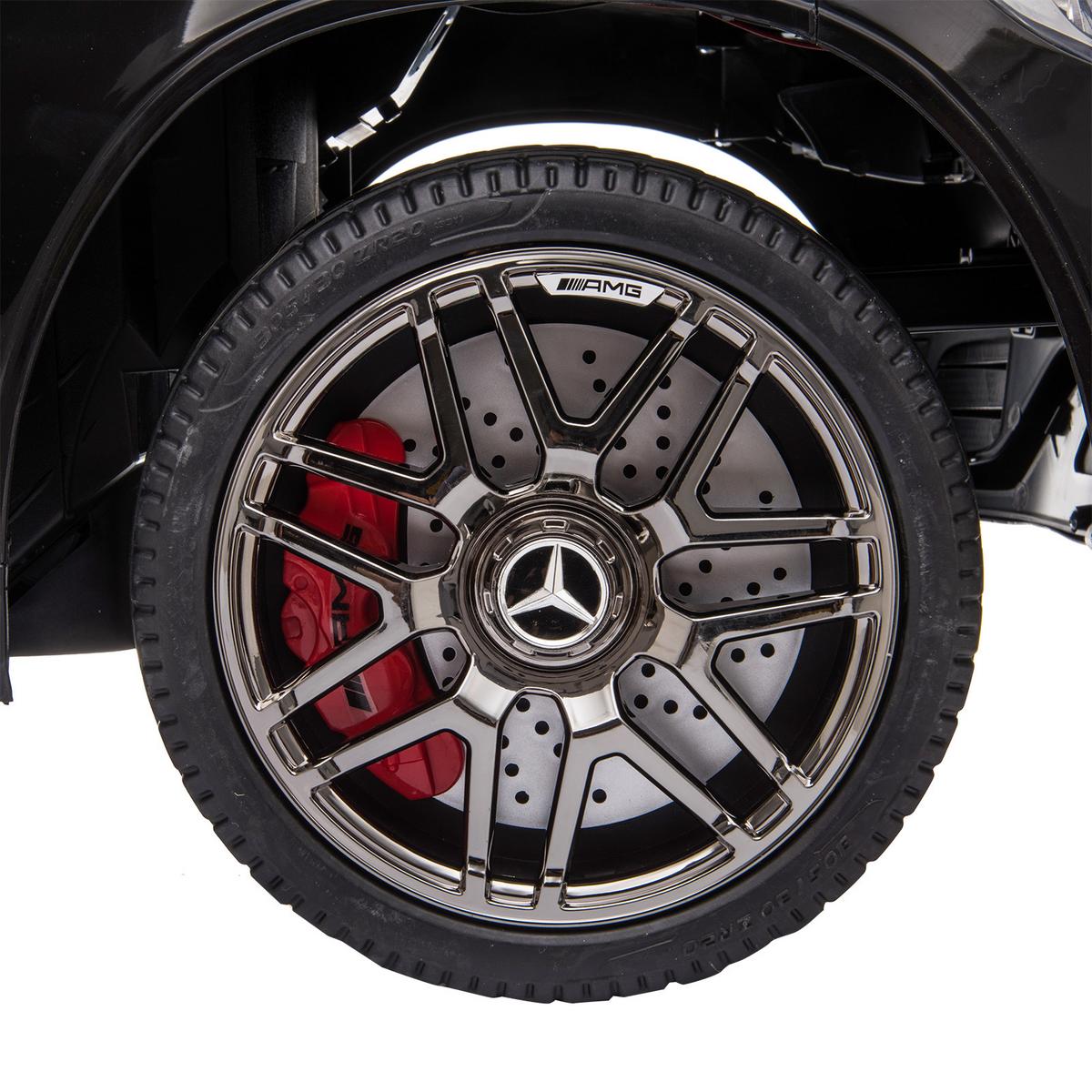 KINDERFAHRZEUG Fernbedienung Elektroauto Mercedes-Benz MP3 37-60 Monate 2 Farben - Schwarz, Kunststoff (115/70/55cm) - HOMCOM