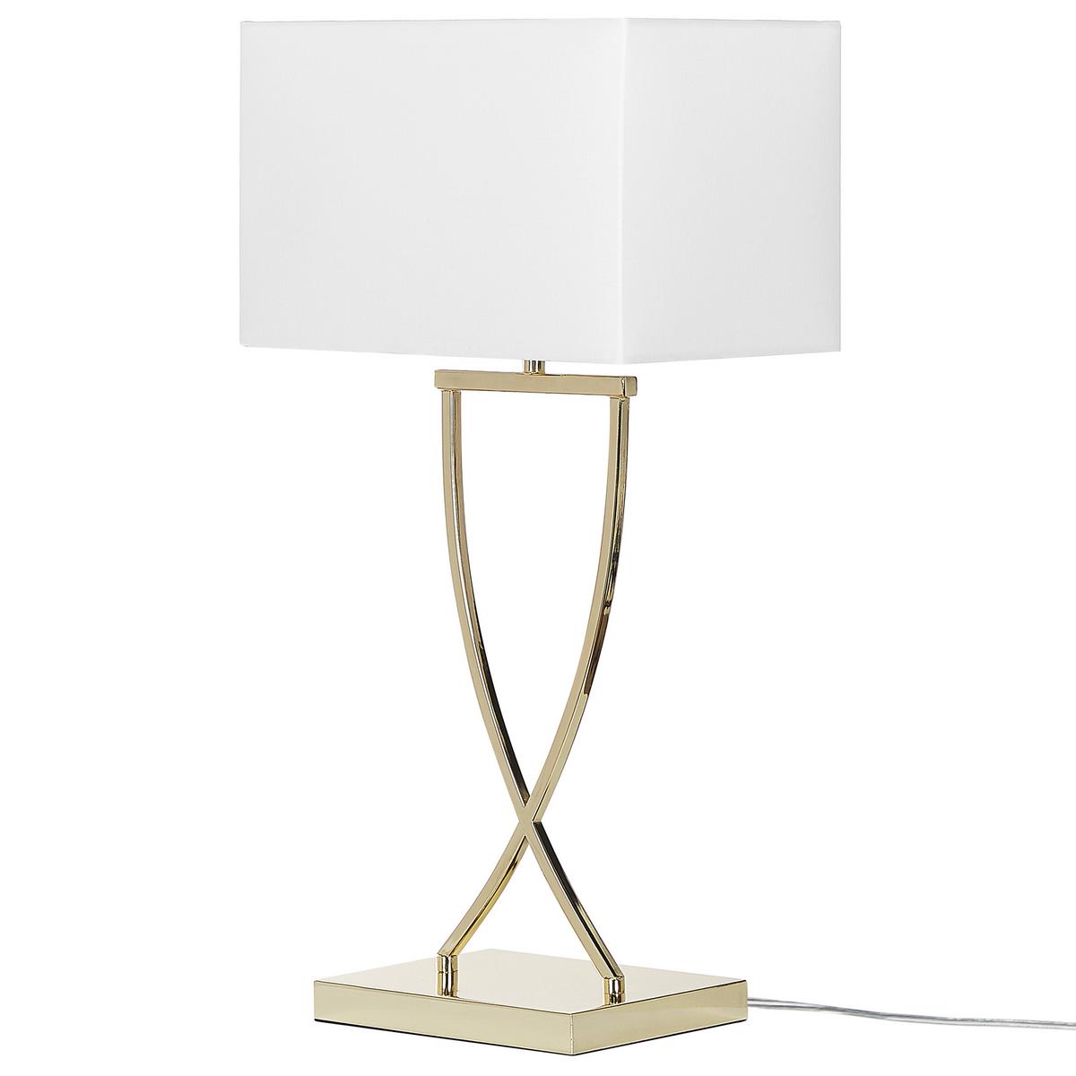 TISCHLAMPE Yasuni 20/32/62 cm - Weiß, Metall (20/32/62cm) - Beliani