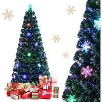 WEIHNACHTSBAUM Grün - Grün, Kunststoff (180cm) - COSTWAY