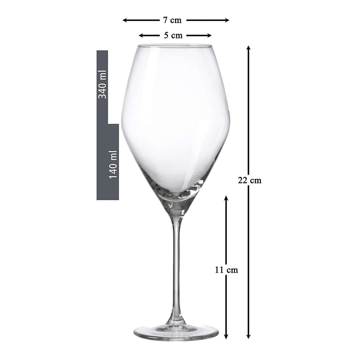 WEISSWEINGLÄSER Salsa transparent 340 ml 6er Set - Transparent, Glas (0.34L) - Ritzenhoff Breker