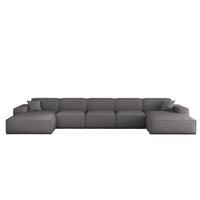 WOHNLANDSCHAFT Celes Premium Xl Artico - Grau, Holzwerkstoff/Textil (462/73/165cm) - Fun Möbel