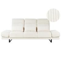 3-SITZER-SOFA Cord Hellbeige Ikast - Beige, Textil (255/87/105cm) - Beliani