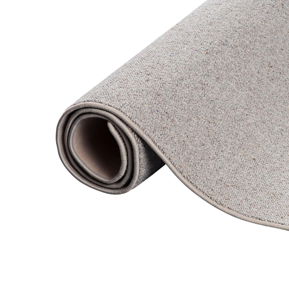 NATUR TEPPICH WOLLE BERBER - Grau, Textil (140/200cm) - Snapstyle