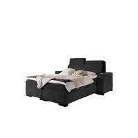 BOXBETT Nestor Dress Me Set.2 - Schwarz, Holzwerkstoff/Textil (120/200cm) - Fun Möbel
