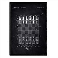 POSTER Vorstand & Chips Patent A3 Rahmenlos - Klar/Schwarz, Papier (29.7/5/42cm) - Nacnic