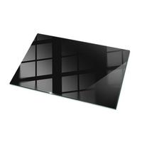 TISCHPLATTE 100x70 cm Farbe Schwarz, glatt - Schwarz, Glas (100/70/0.4cm) - TULUP