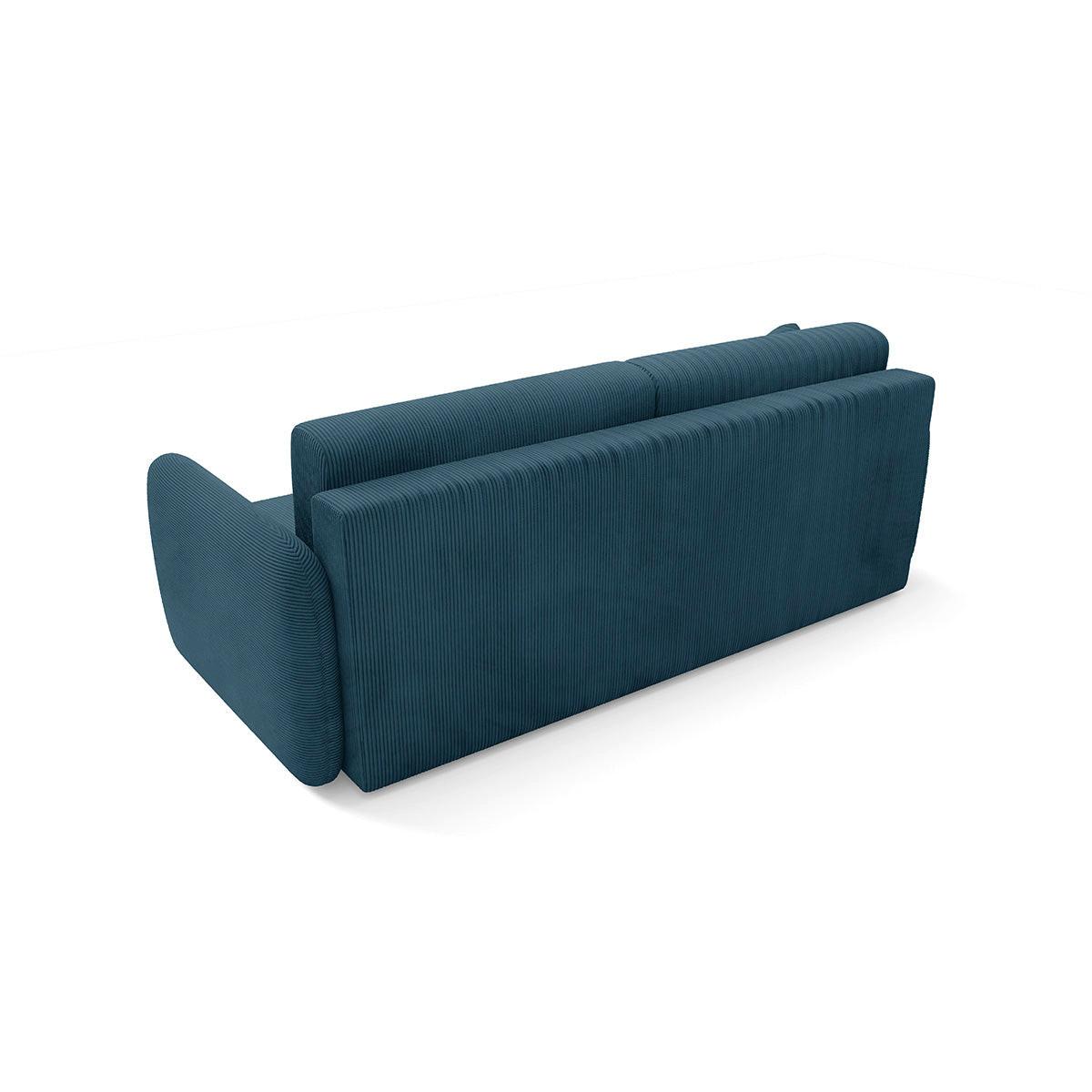 SOFA Dora 3 Sitzplätze Dunkelblau - Blau, Holz (233/92/110cm) - Petits-meubles