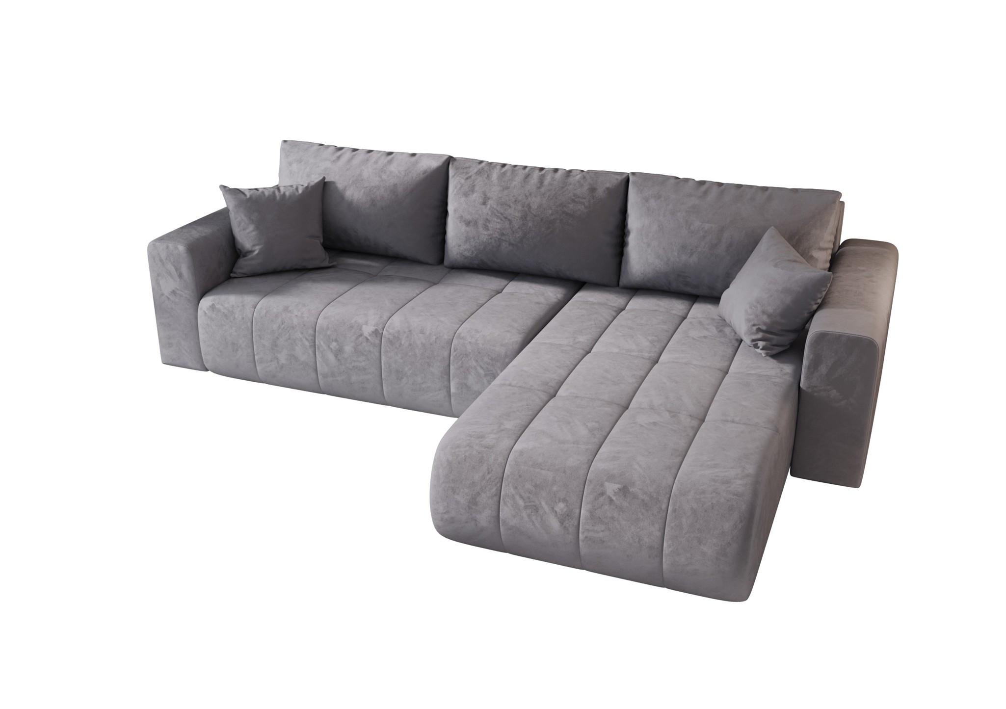 ECKSOFA Camila - Blau, Holzwerkstoff/Textil (280/185cm) - Fun Möbel